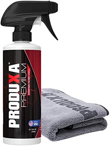 PRODUXA Premium Super Gloss & Ultra Hydrophobic Shine Spray: Revolutionary Paint Polish & Sealer | Multi-Surface Top Coat for Car, Bike & Boat | Applies in Minutes, Long Lasting & Streak-Free | 1 KIT