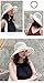 Summer Mesh Sun Hats for Women UV Protection Wide Brim Packable Beach Bucket Hat Beige