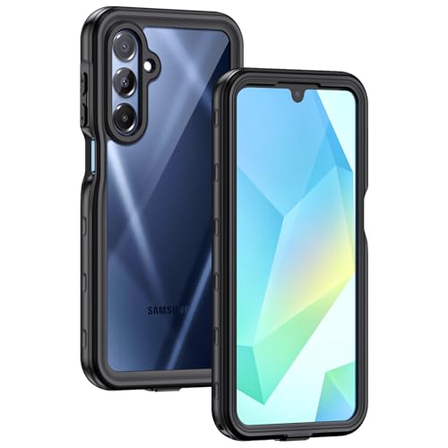 Lanhiem for Samsung Galaxy A16 5G Phone Case, IP68 Waterproof Dustproof, Built-in Screen Protector, Rugged Full Body Shockproof Protective Cover for Samsung A16 5G / 4G 6.7