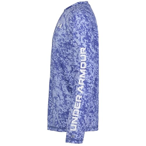 Under Armour Boys' Outdoor Long Sleeve Tee, Stylish Crew Neckline, Logo & Printed Designs, UPF 50+2