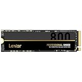 Lexar Professional 1TB NM800 M.2 2280 PCIe Gen4x4 NVMe 内蔵SSD ソリッドステートドライブ 最大読み取り7,400MB/秒 ゲーマーやクリエイティブプロフェッショナル向け (LNM800X001T-RNNNG) 1TB