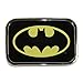 Belt Buckle Batman Black Yellow Rectangle 3.5 Inches by 2.5 Inches
