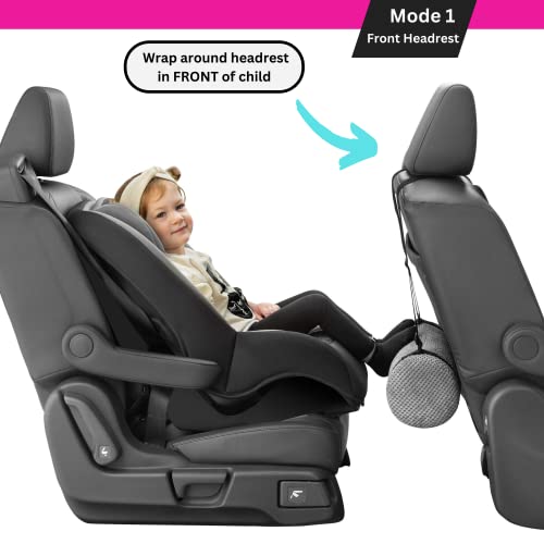 Image of Car Seat Foot Rest for Kids | Car Seat Accessories | Leg Rest for Car Seat Kids | Car Foot Rest with Extra Long Straps Adjusts to Any Carseat Or Toodlers Booster Seat Navy by SWANOO