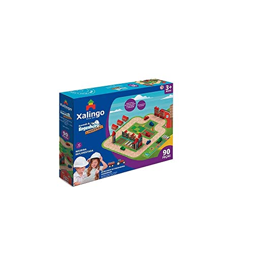 Xalingo BRINCANDO DE ENGENHEIRO FAZENDINHA 90 PÇS, Modelo: 52771