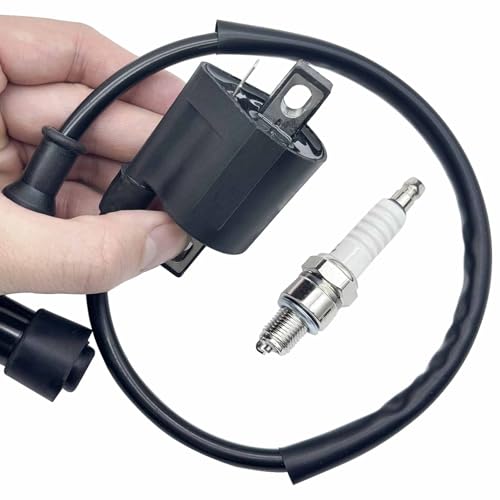 Image of GY6 Racing Ignition Coil SSR 125 Spark Plug Wire with Spark Plug for 50CC 90CC 110CC 150CC 200CC 125CC 250CC Moped Scooter ATV Go Kart Pit Dirt Bike Engine Motorcycle