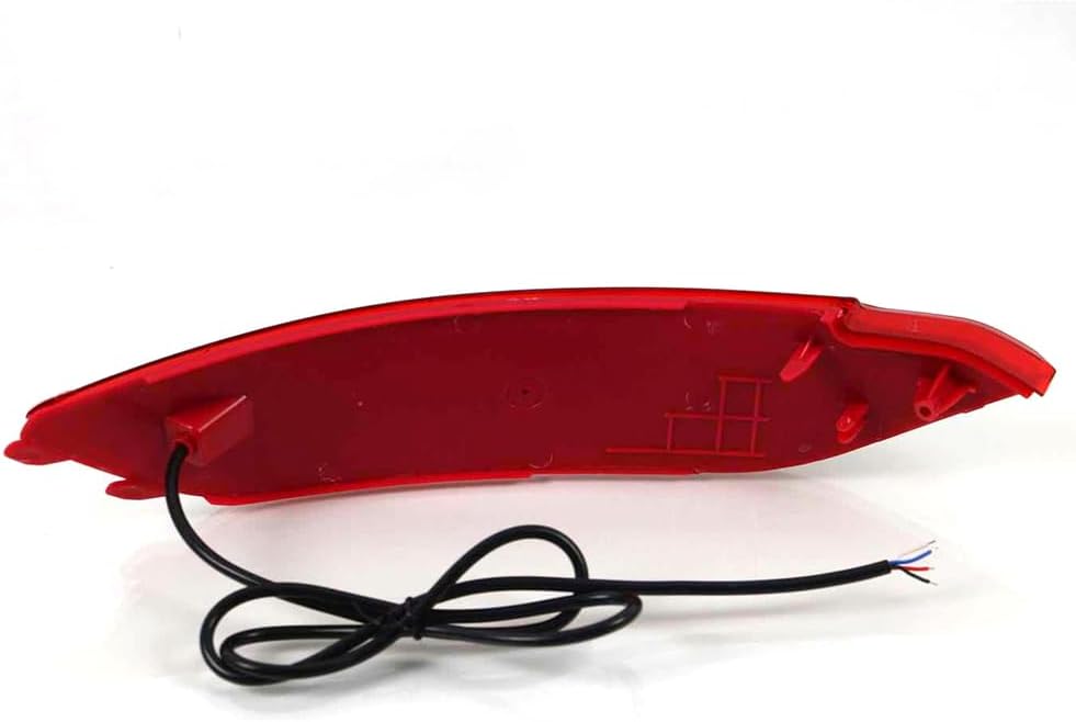 LED Rear Bumper Reflector Lights Fit for 2015 2016 2017 Hyundai Tucson Tail Light Assembly with LED Driving/Brake/Turn Signal Light Fog Light, Red Lens