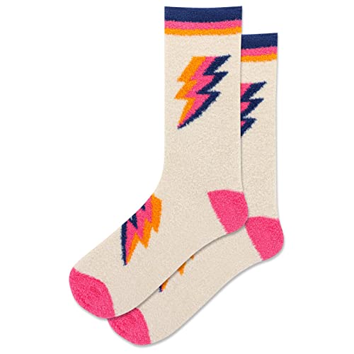 Hot Sox Womens Bolt Non-Skid Slipper Socks