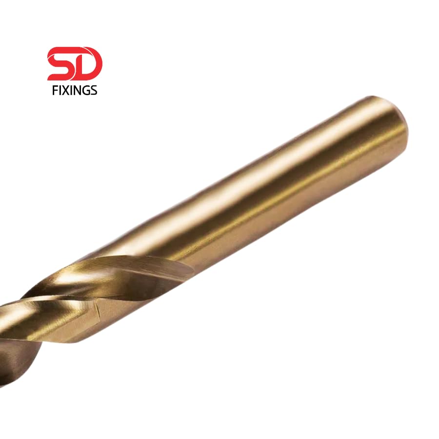 Premium Quality HSS M35 Cobalt 5% Metal Twist Jobber Drill Bit, Normal Shank/Reduced Shank 13mm - Image 3