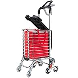 ★ Faltendes Design - faltbarer Einkaufswagen mit doppeltem Verwendungszweck, kein Platz, bequem und mühelos.