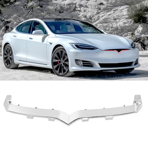 Pare-chocs avant Tesla Model S calandre supérieure chrome 2016 à 2021 Jaronx