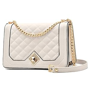 Travistar Crossbody Bags for Women Small Handbags PU Leather Shoulder Bag Purse Evening Bag Quilted Satchels with Chain Strap