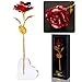 Produktbild Rote Rose Geschenk für Frauen, Muttertagsgeschenk, 24K Gold Rose Geschenk Rose Blumen Ewige Rose mit Liebesbasis, Infinity Rose Geschenk für Frauen Oma Valentinstag, Jubiläum, Verlobung, Geburtstag