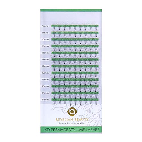 BEYELIAN Premade 8D Volume Fans Eyelash Extensions Semi Permanent Lash Extensions (0.05mm 8mm C Curl 108 pcs)