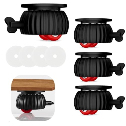 Image of Kofati Furniture Moving Wheels 35mm, Swivel Brake Castors, 4 Pcs