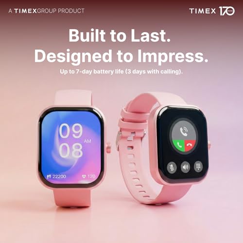 Image of TIMEX iConnect Arc+ 2.01 inch(5.1cm) IPS Display with BT Calling Smartwatch for Unisex - TWIXW1601T