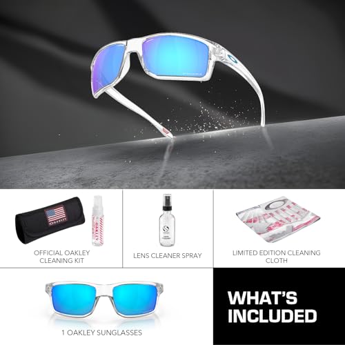 Image of Oakley GIBSTON OO9449 Rectangle Shape Sunglasses With Official Eyewear Kit | Men's Sunglasses