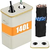 Yuxava 140l Xl Contenedores De Reciclaje Cubos Reciclaje Con 2 Bolsas De Transporte Recolector De Botellas Reutilizable Basura Reciclaje Colector De Botellas VacíAs Adecuado Para Cocina Despensa