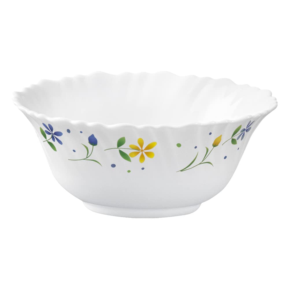 OrchidClassique Vegetable Bowl 4.5" Porcelain Cereal Bowls Set of 4, Soup Serving Bowls for Snack, Salad Pasta Bowls, Ceramic Rice Bowls, Dessert Bowl