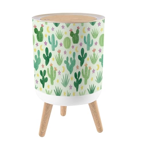 Caneca de Basura Redonda con Tapa y Patas 7L