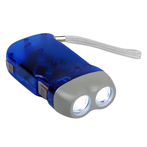 Evelots Hand Crank Flashlight - Camp - Home - Car - Led Bright Light - Set/4 #TOP3