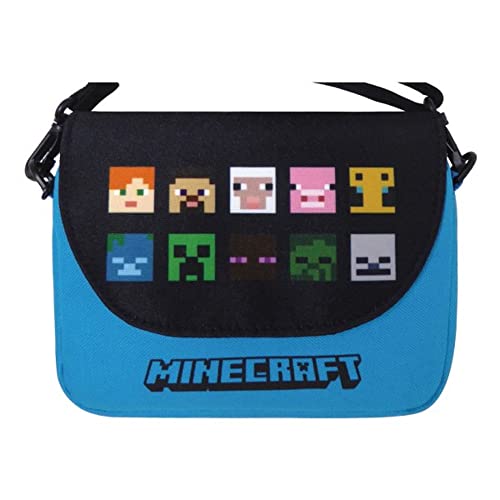 ケイカンパニー Minecraft ミニショルダーバッグ ブルー H150×W195×D30mm MCT-MS-BL