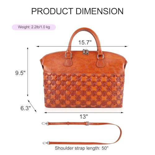 Image of Genuine Leather Handbags for Women Satchel Tote Bags Top Handle Bags