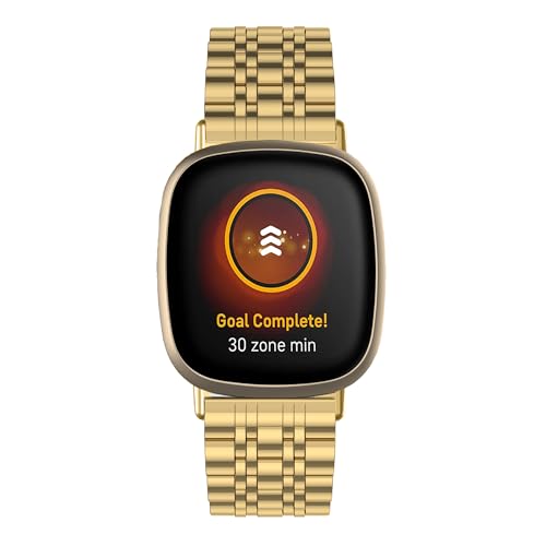 Correa metálica de acero inoxidable para Fitbit Versa miniatura 3