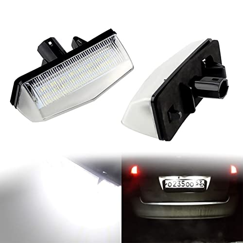 Bombillas matricula Toyota Prius Canbus sin error luz blanca LED