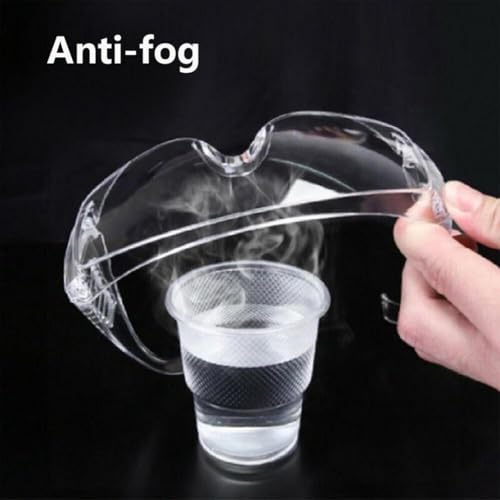 Image of Safety Glasses for Men & Women - Clear Anti-Fog, Anti-Scratch Goggles for Bike, Lab, Construction & Industrial Use. (2)