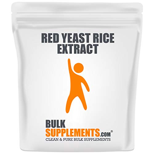 BulkSupplements.com Red Yeast Rice Extract Powder - Cholesterol Supplements - Yeast Nutrient - Cardiovascular Supplement - Red Rice Yeast (100 Grams - 3.5 oz)