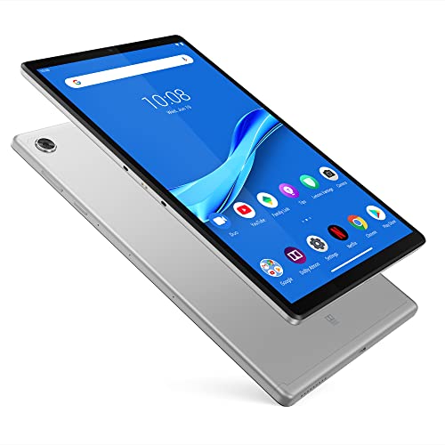 Lenovo M10 FHD Plus (第 2 世代) - 10.3 インチ FullHD タブレット (MediaTek Helio P22T、4 GB RAM、64 GB 最大 1 TB まで拡張可能、2 スピーカー、Wifi + Bluetooth、Android 9 Pie) - シルバー