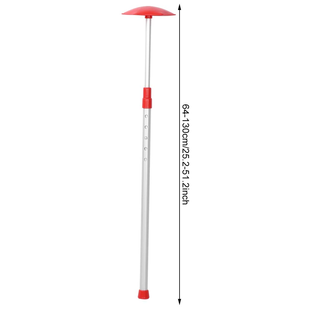 Soporte de Soporte de Brazo Rígido Poste de Aleación de Aluminio Ajustable para Bolsa de Palos de 64-130 Cm