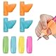 8 Pcs Schreibhilfe Für Stift Kinder, Silikon Stifthalter Kinder Hilfe Zur Stifthaltung, Ergonomische Stifthaltung Kinder Hilfsmittel,Stift Halterung Für Vorschule Grundschule, Schreibhilfen Stifte