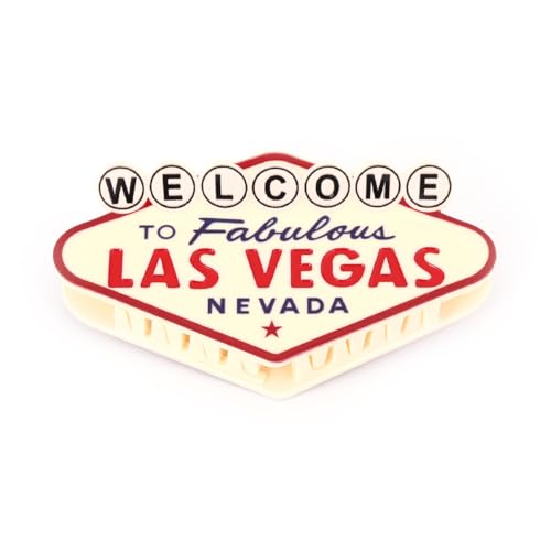 Personalized Acetate Hair Claw Clip with Las Vegas Themed Holiday Hair Claw Clip,1Piece