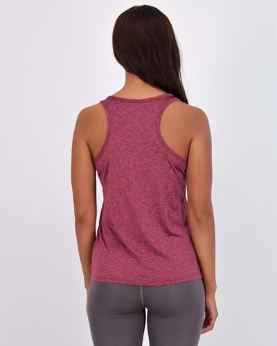 Image of Real Essentials 5-Pack Women's Racerback Tank Top Dry-Fit Athletic Performance Yoga Activewear (Available in Plus Size)