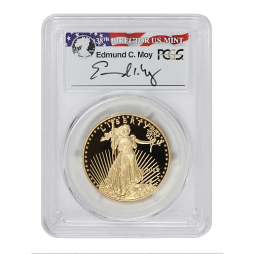 2015 W 1 oz American Gold Eagle PR-70 Deep Cameo First Day of Issue Denver Moy Label $50 PR70DCAM PCGS