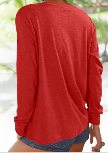 Image of Cat Shirts for Women - Loose Fit Lightweight Long Sleeve Animal Tops