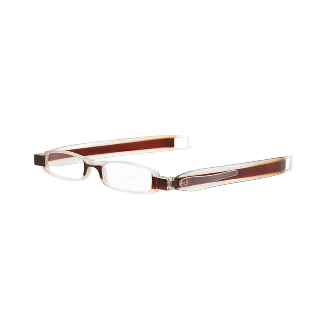 AEC ID 180 Library 1 Rotating Tube Pen Clip Folding Reading Glasses (+2.50, Brown) (B07YYHH6RQ) Amazon Price History, Amazon Price Tracker