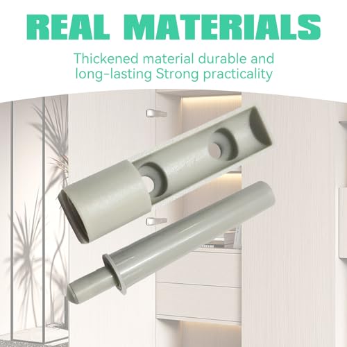 10-Stück Schranktür Dämpfer,softclose Nachrüsten,Schranktüren für Drucköffner Schubladen,Türdämpfer Schrank Vielseitige Drucktüröffner Knallende,Nachrüstung öbelzubehör Soft-Close-Schubladenführung