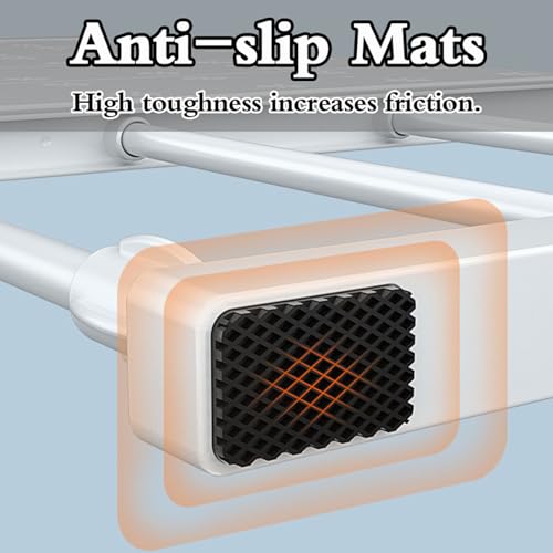 Estante divisor ajustable modular y extensible que duplica el espacio 5