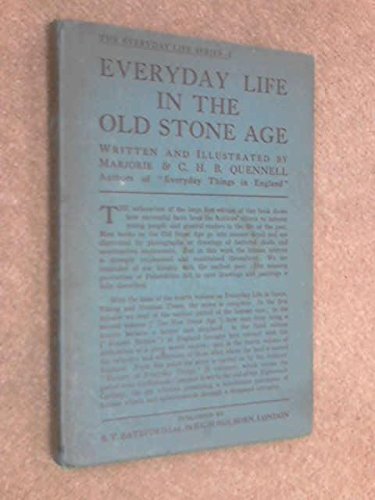 Everyday life in the old stone age (The everyda... B00088U6LW Book Cover