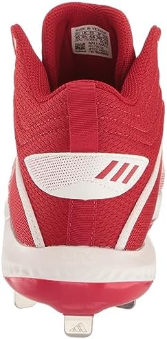 adidas Men's FV9356 Baseball Shoe, Power Red/White/White, 14 | Image 2