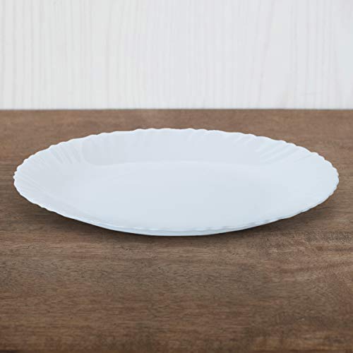 Home Box Pearl Dinner Plate White 25 Cm