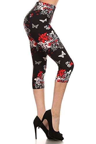 Capri Print Leggings Superfemme ,One Size (Size 0-12)