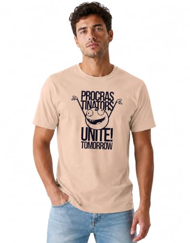 Image of Vastrio Unisex Procrastinators Unite Graphic Regular Fit Cotton T-Shirt