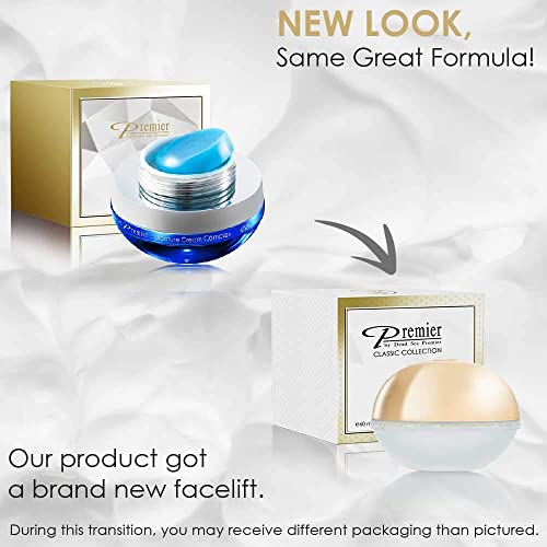 Premier Dead Sea Classic moisture complex cream normal to dry skin, sensitive skin, Anti-Aging to Smooth Wrinkles, Lightweight, Non-greasy Facial Cream, Vitamin A & E, Ginkgo 2.4 FL.oz