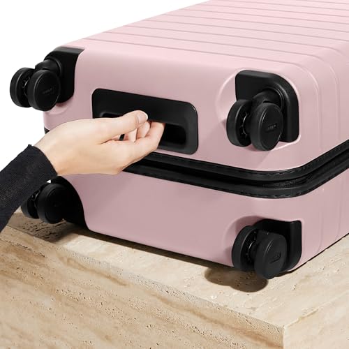 Image of Away Carry-On and Medium Checked Luggage Set - Hardside Suitcase with Spinner Wheels, 22 inch + 26 inch, Blush Pink