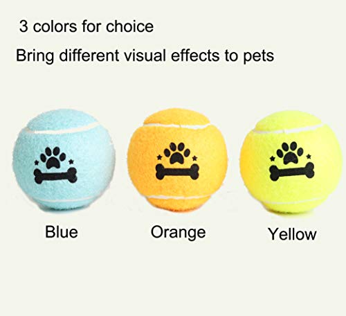 odear Tennis Ball for Dog Pack of 12 Colorful Easy Catching Pet Dog Ball - Thumbnail 4