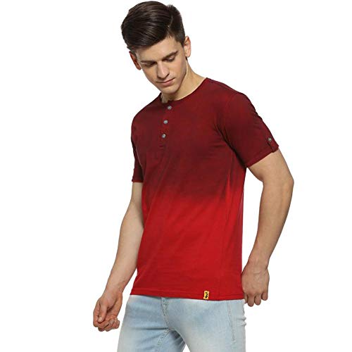 Image of CAHOOT Solid Men Polo Neck Grey, Black T Shirt