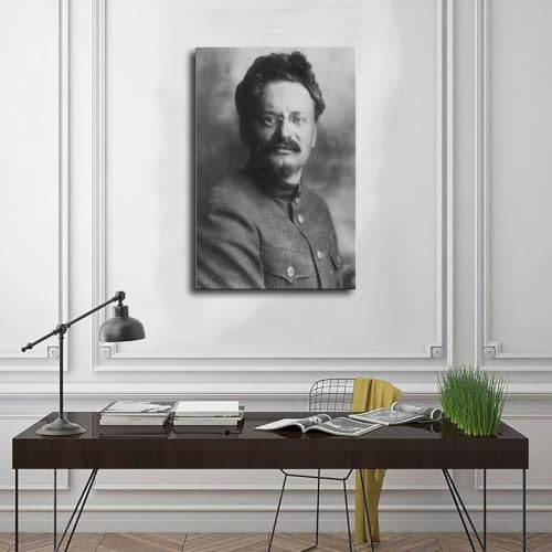 Décoration murale Leon Trotsky poster sur toile prêt à poser sans cadre